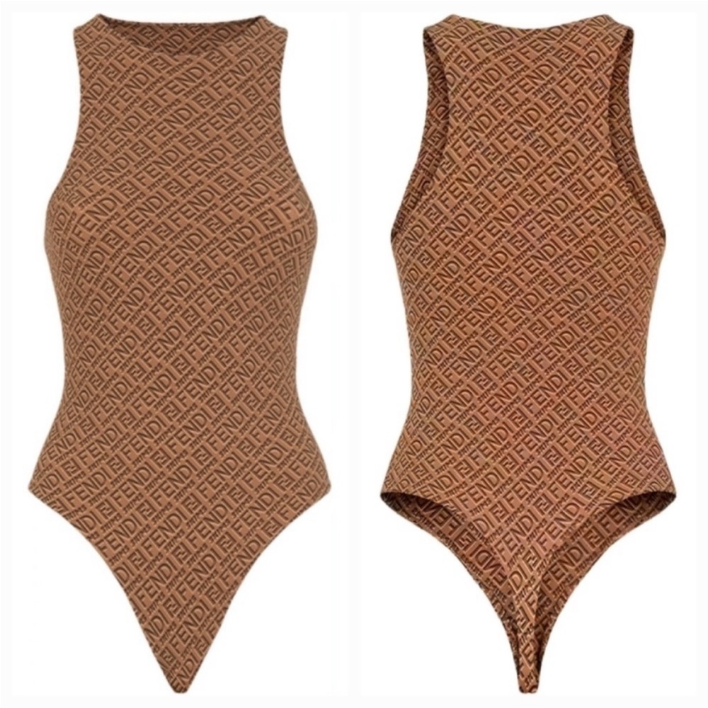 Fendi x SKIMS High Neck Bodysuit
